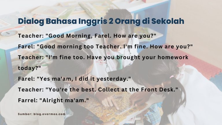 Contoh Dialog Bahasa Inggris Orang Yang Singkat Dan Artinya