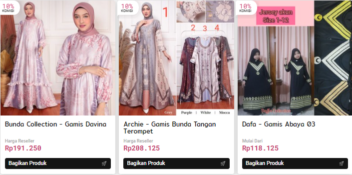 Inspirasi Model Gamis