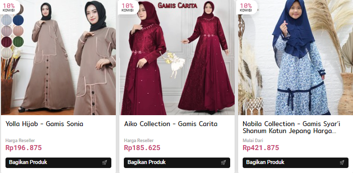 Inspirasi Model Gamis