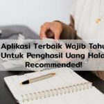 Aplikasi Penghasil Uang Halal