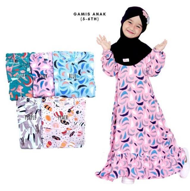 Model Baju Gamis Anak Perempuan Terbaru