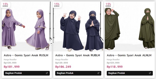 Model Baju Gamis Anak Perempuan Terbaru