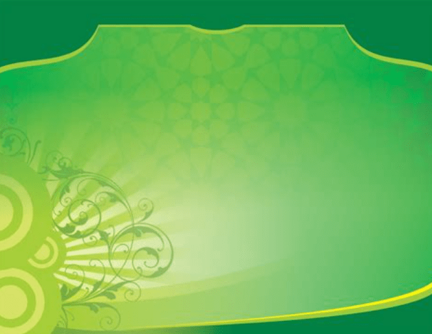 background hijau islami untuk kartu ucapan idul fitri dan idul adha