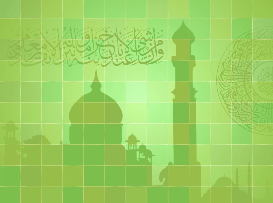 download background hijau islami keren