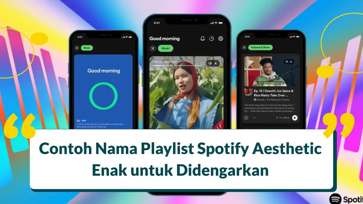Nama Playlist Spotify Aesthetic