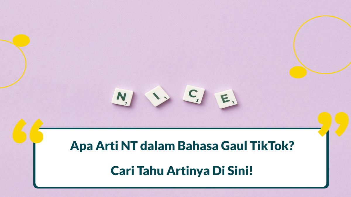arti NT bahasa gaul tiktok