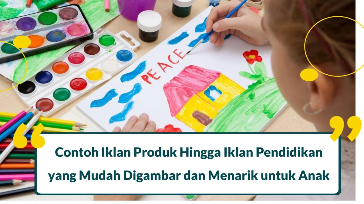 contoh iklan yang mudah digambar