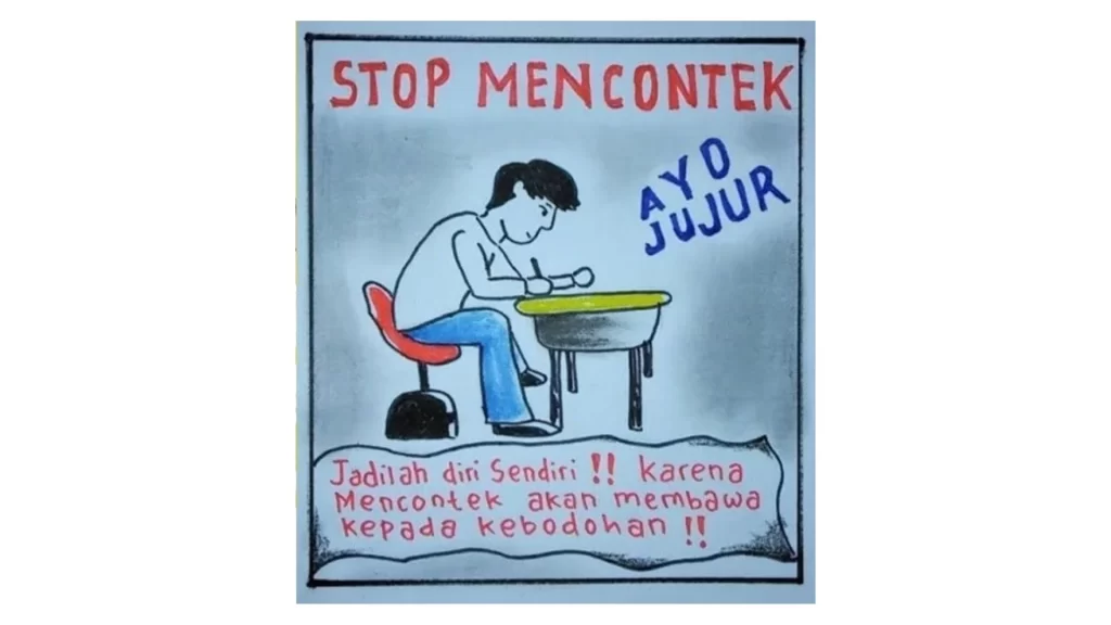 contoh iklan yang mudah digambar