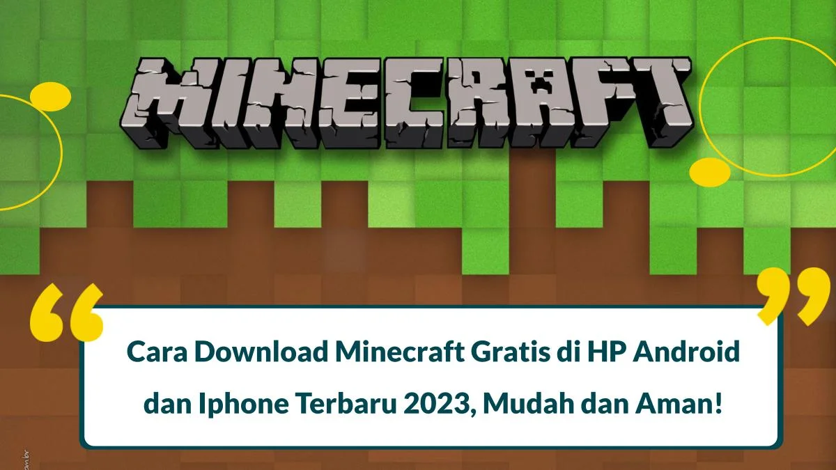 cara download minecraft gratis di hp