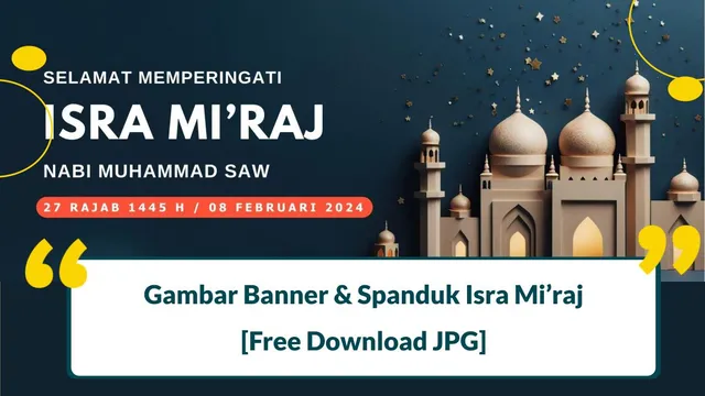 banner isra miraj