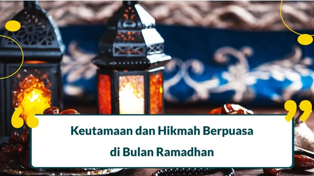 hikmah berpuasa di bulan ramadhan
